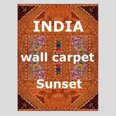 India wall carpet Sunset