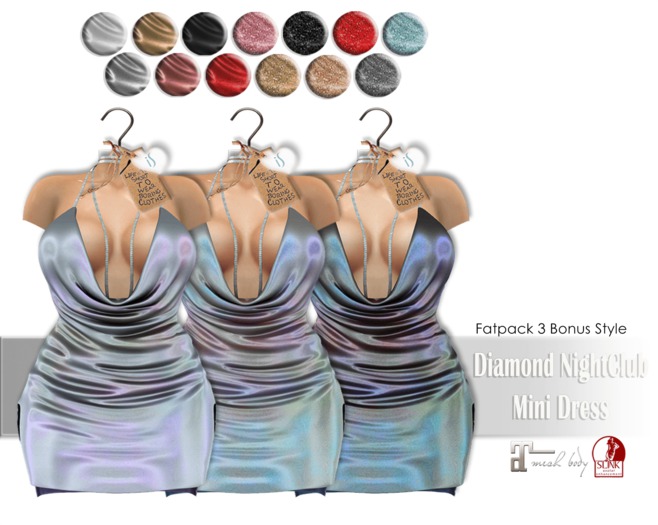 IS Diamond NightClub Mini Dress FATPACK