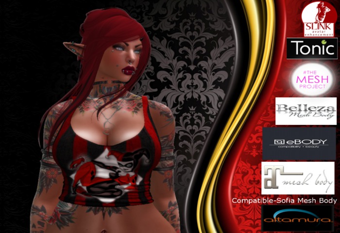 .::ZR::. Harley Crop Tank-Bag