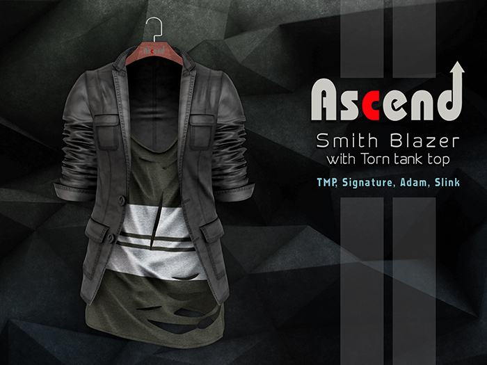 /Ascend/ Smith Blazer with Tank top - Gray