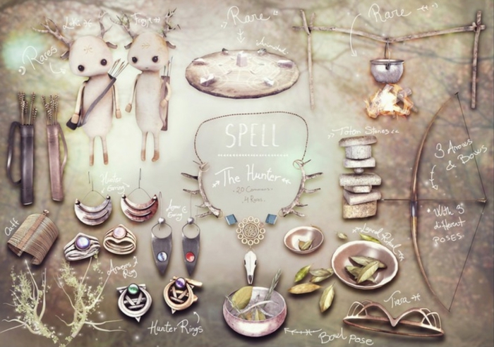 SPELL : Hunter Earring {metal}