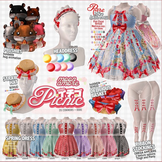 :MoonAmore: Ichigo Picnic / Spring Dress (Rouge) 1