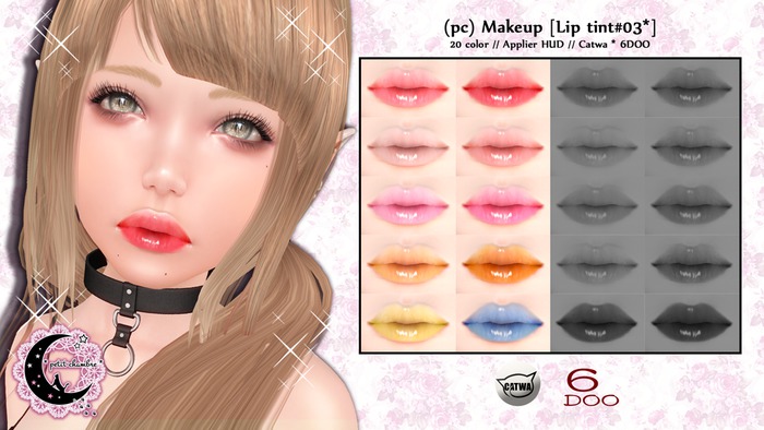 (pc) Makeup *Lip Tint#03*Light color [Catwa/6DOO]
