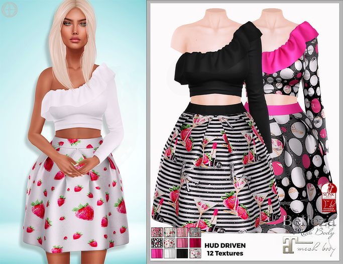 [hh] Olivia Set Lipstick and Strawberries