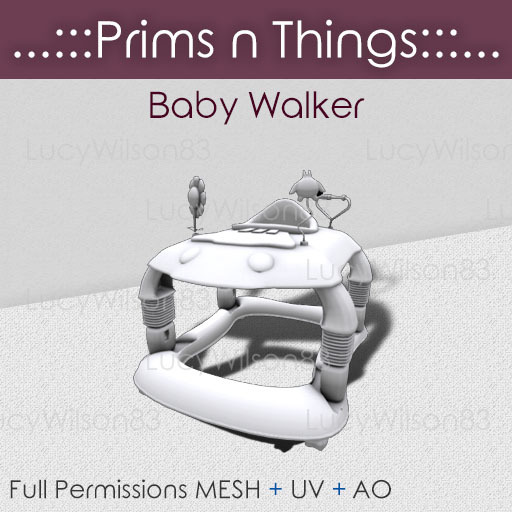 [...:::Prims N Things:::...] Baby Walker