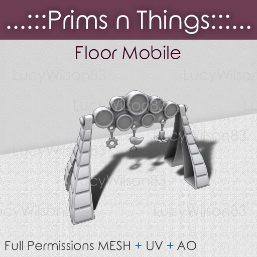 [...:::Prims N Things:::...] Floor Mobile