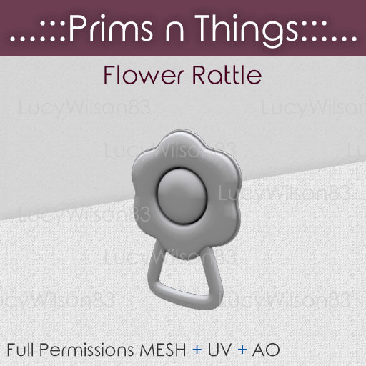 [...:::Prims N Things:::...] Flower Rattle