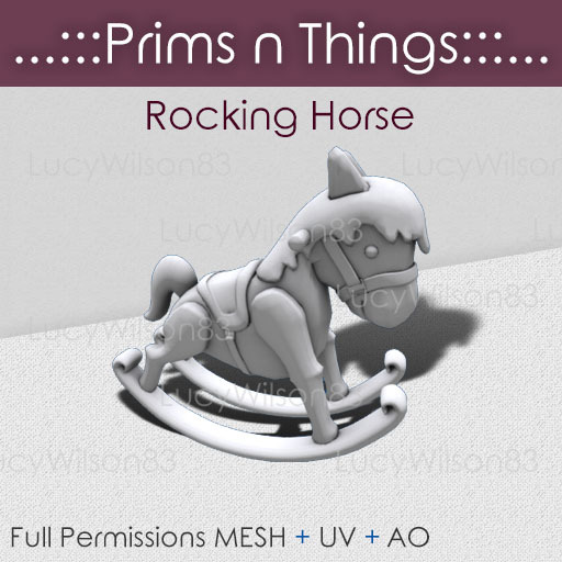 [...:::Prims N Things:::...] Rocking Horse
