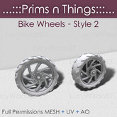 [...:::Prims N Things:::...] Bike Wheels Style 2 MCT