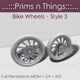 [...:::Prims N Things:::...] Bike Wheels Style 3 MCT