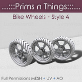 [...:::Prims N Things:::...] Bike Wheels Style 4 MCT