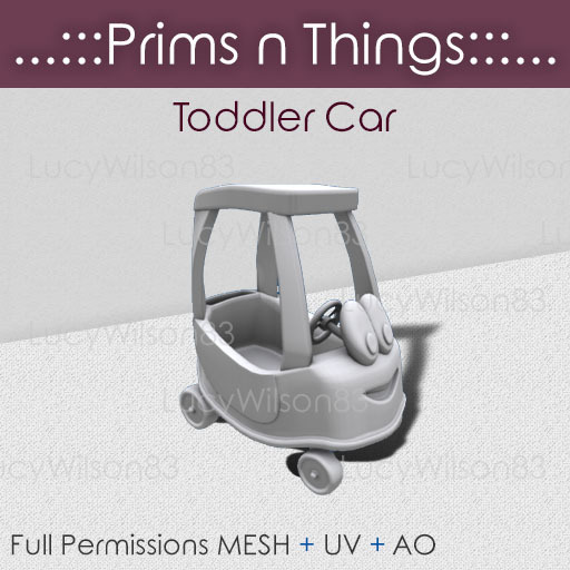 [...:::Prims N Things:::...] Toddler Car