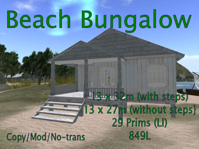 Beach Bungalow  ****SALE****