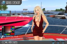 Sirius Design Cowl Mini Dress With Hud For Belleza Boxed