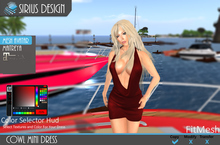 Sirius Design Cowl Mini Dress With Hud Maitreya Boxed