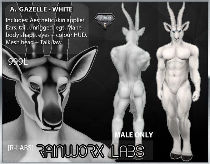 [RL] AESTHETIC - Gazelle - White