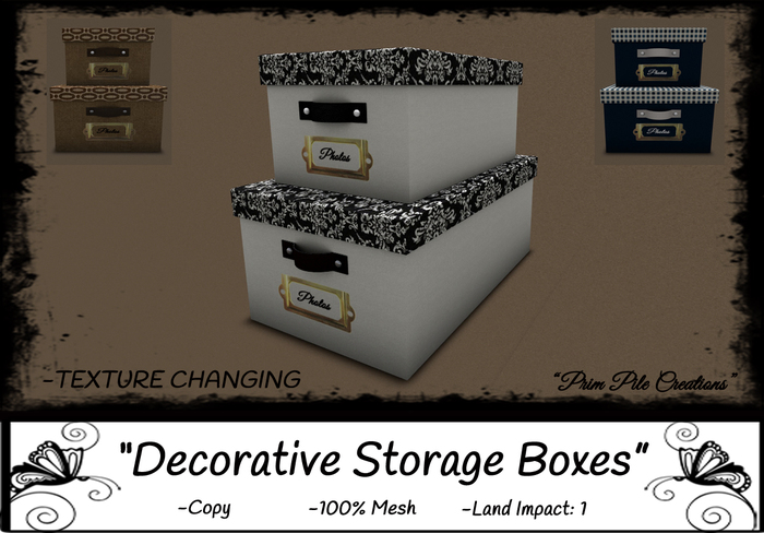 ~PPC~ Decorative Storage Boxes  