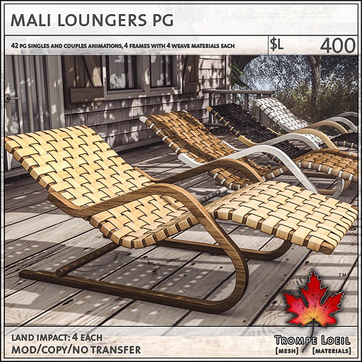 Trompe Loeil - Mali Lounger PG [mesh]