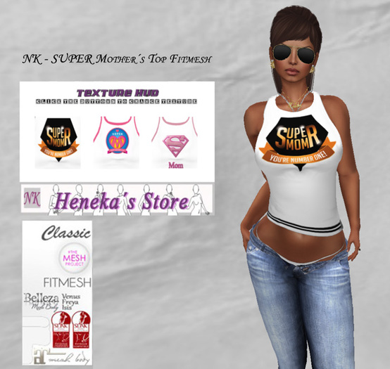 NK - SUPER MOM Top Fitmesh