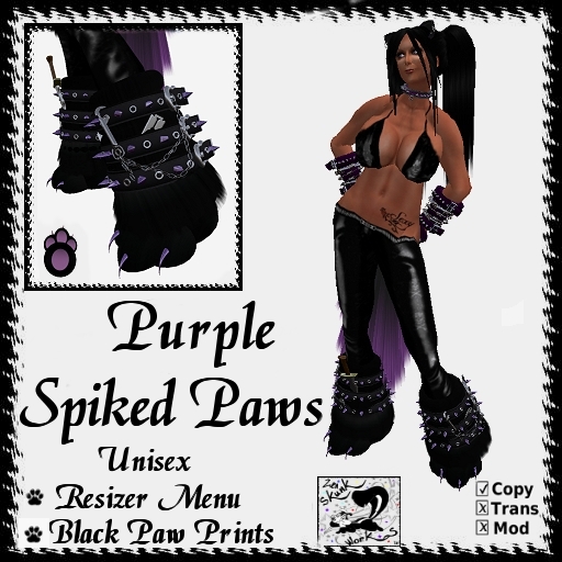 Purple Paw Boots