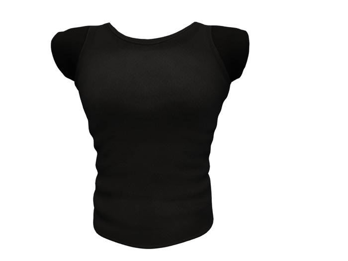 REVOLUTION - Men's Mesh Tee (Plain Black) BOXED