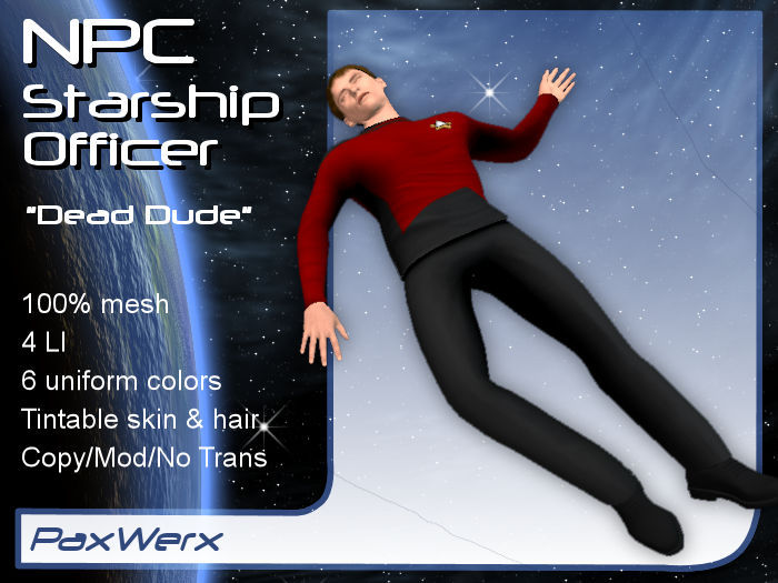 NPC Starship Officer - Dude1 Dead