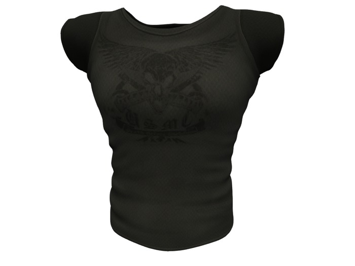 REVOLUTION - Men's Mesh Tee (Green Skull) BOXED