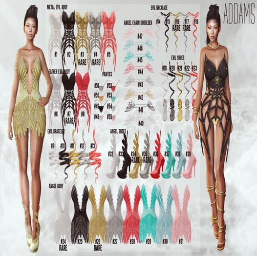 Addams // Abbe Angel Chain Shoulder // Maitreya - N*45
