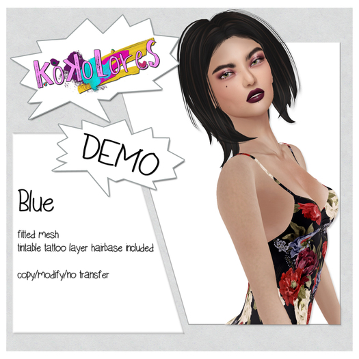 [KoKoLoReS] Hair - Blue ***DEMO***