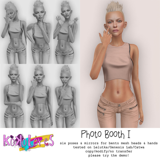 [KoKoLoReS] Photo Booth I pose pack - wear me!