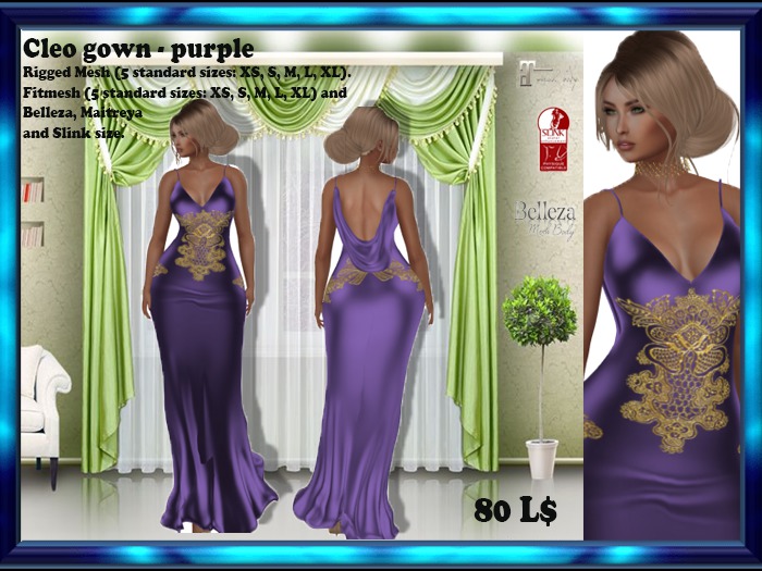 LS Cleo llight purple  Dress