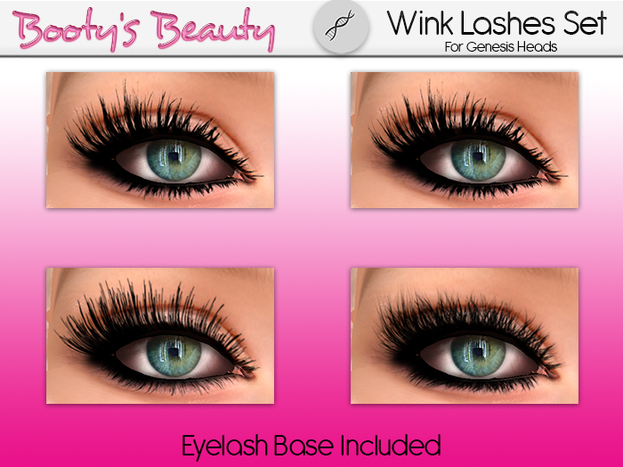 *Booty's Beauty* Genesis Eyelashes Set ~ Wink