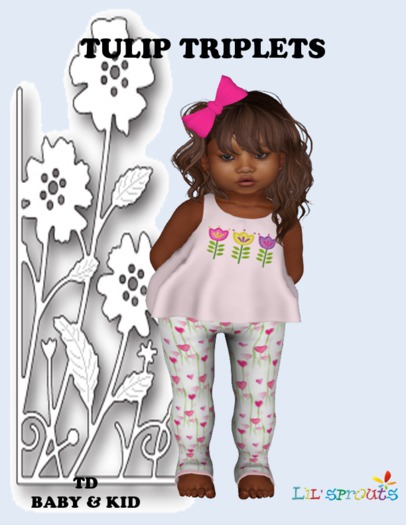 TULIP TRIPLETS PAJAMAS