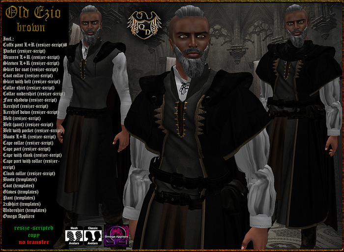 Old Ezio black/brown (Incl. Omega)