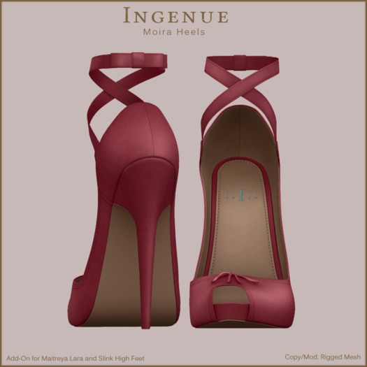 Ingenue :: Moira Heels :: Merlot