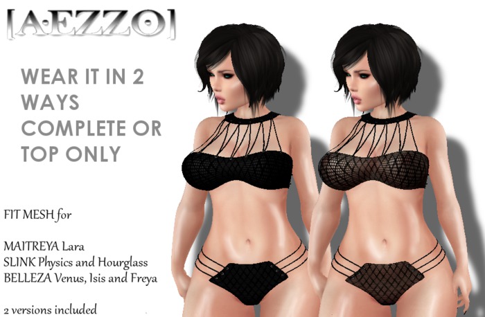 AEZZO - Agnes fitmesh 2 versions included