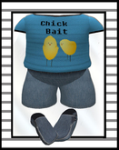 Pat A Kake Chick Bait Blue