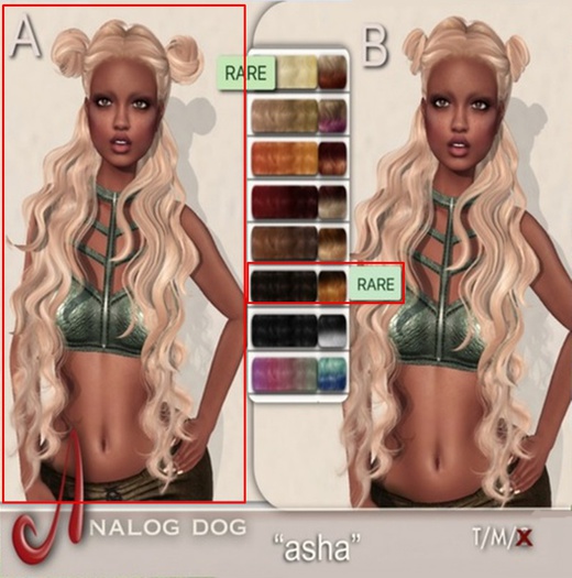 AD - asha A - dark browns RARE