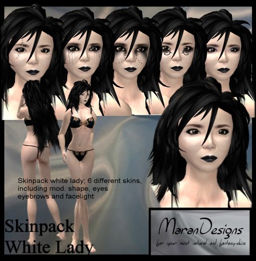 MaranDesigns Skins: skinpack white lady