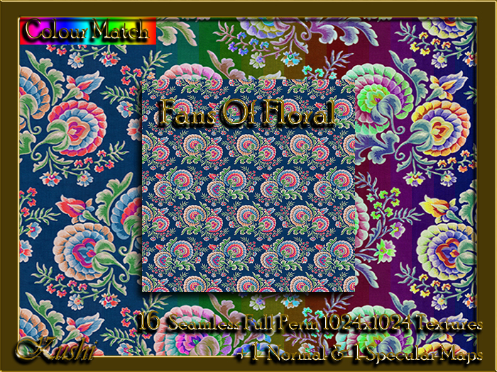 !Kushi! FansOfFloral Textures -WEAR TO UNPACK