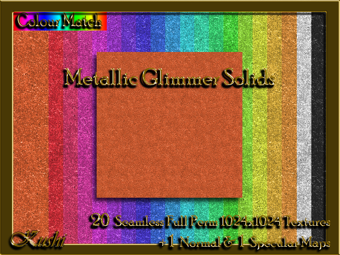 Metallic Glimmer Metallic Solids Textures