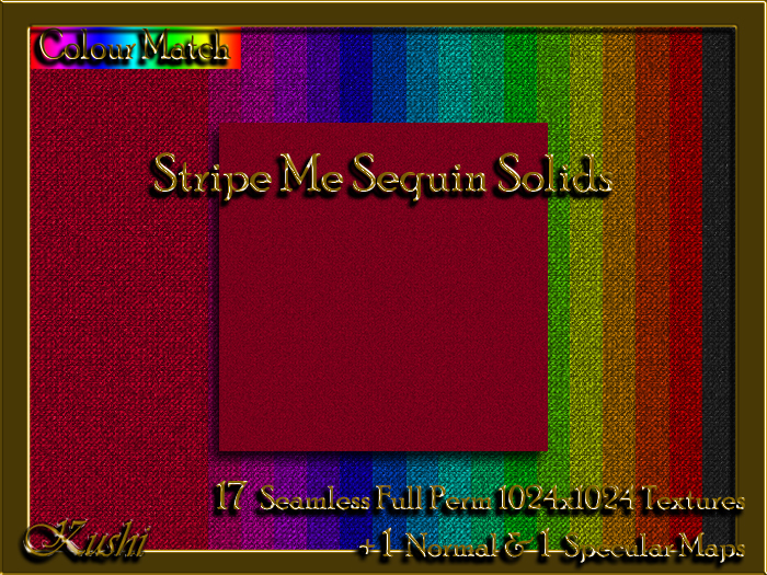 Stripe Me Sequin Metallic Solids Textures