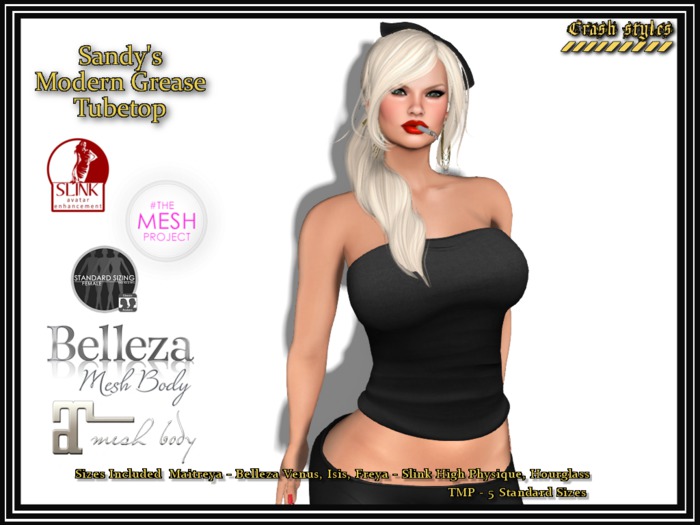 {CS} Sandy's Black Tubetop