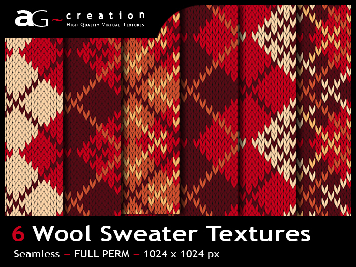 FULL PERM - 6 Textures wool sweater 01