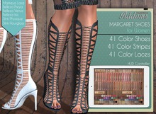 Addams "Margaret" Womens Shoes Mesh for Maitreya, Belleza, Slink #FATPACK