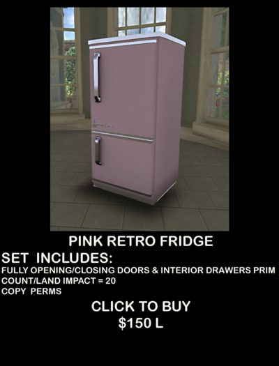 ORANGE  RETRO FRIDGE (22)