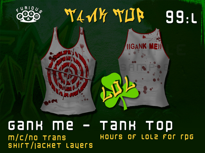 !-//FF//- Gank Me Tank Top (xstreet)