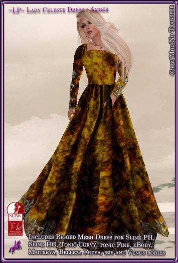 ~LP~ Lady Celeste Dress [BOXED] Amber