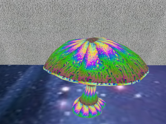 Tye Dye Mushroom