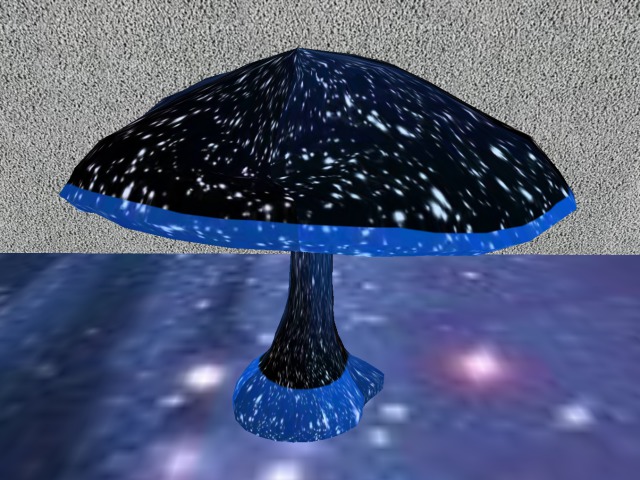 Blue Starry Mushroom